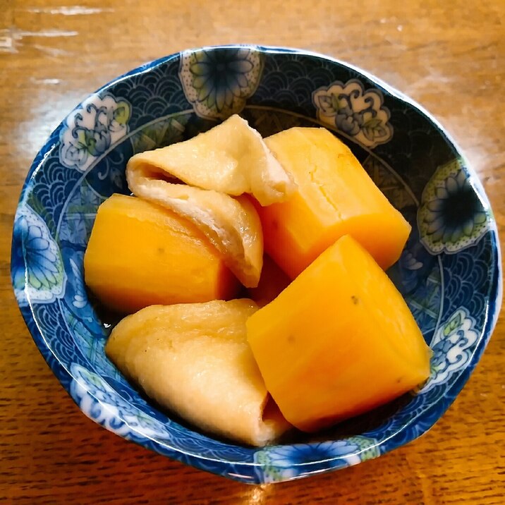 薩摩芋と油揚げの煮物